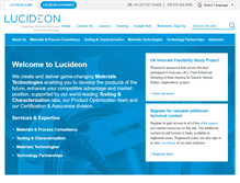 Tablet Screenshot of lucideon.com
